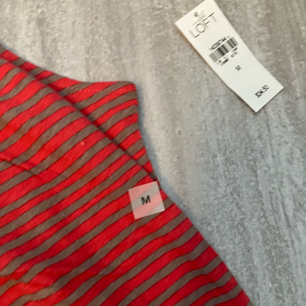 Loft sleeveless striped tee - Picture 5 of 5